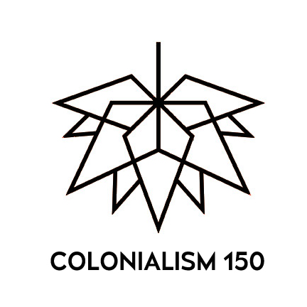 Colonialism 150 logo by Eric Ritskes