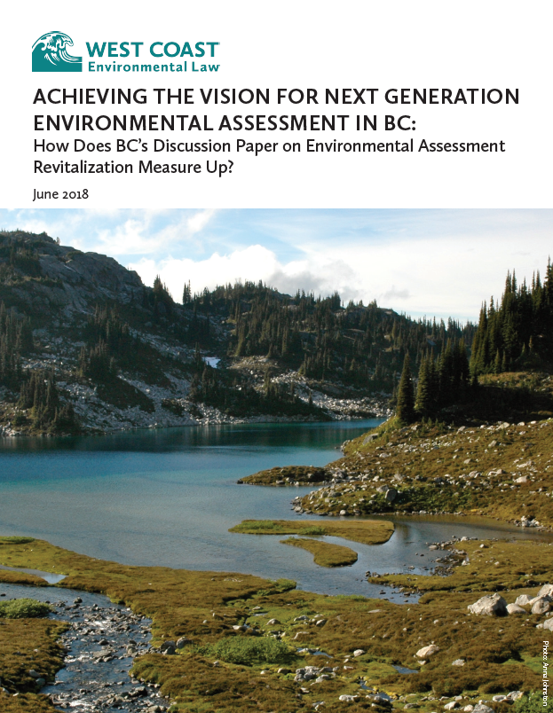 Achieving the Vision for Next Generation Environmental Assessment in BC