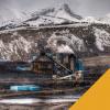 Coal mine in Alberta with assessment icon in bottom corner (Background photo: bgsmith/Getty Images via Canva)