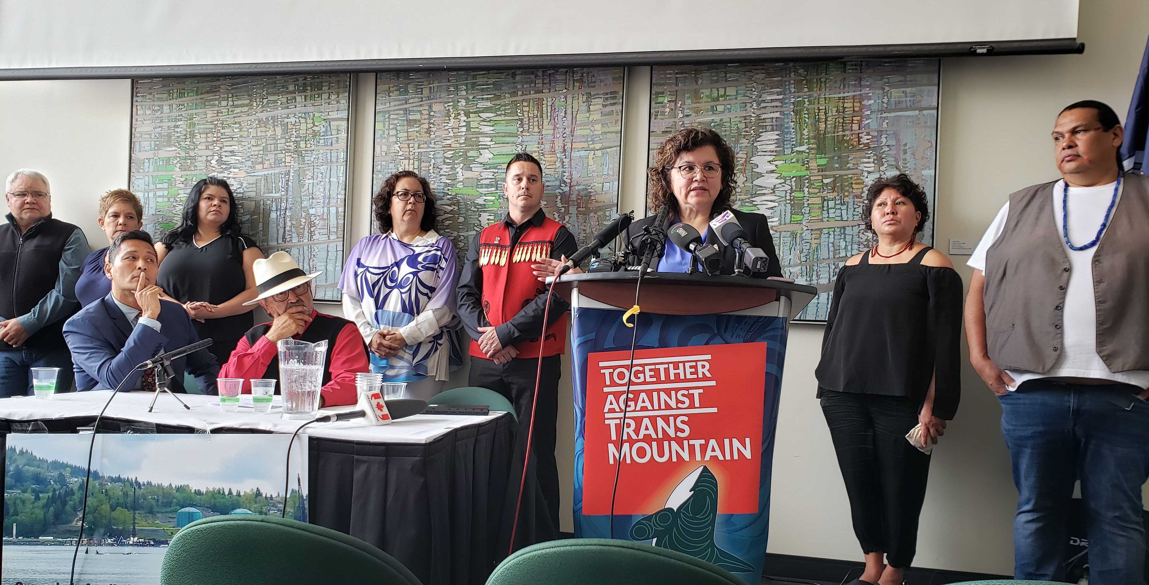 First Nations announce a new round of TMX legal challenges (Photo: Eugene Kung)